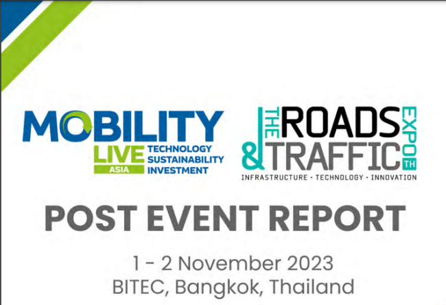 Mobility Live Asia 2023 ومعرض الطرق والمرور في تايلاند 2023